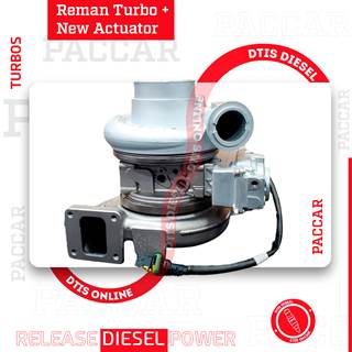TURBO PACCAR MX13 #1907281 $2900 + $600 CORE DEPOSIT WITH NEW ACTUATOR
