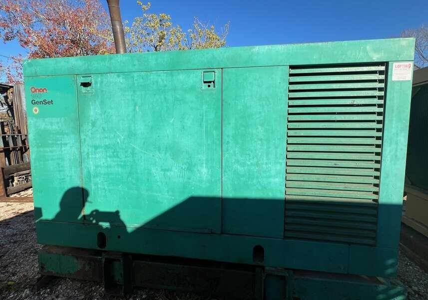 Onan 150 KW Enclosed Diesel Generator For Sale, 1,055 Hours Houston