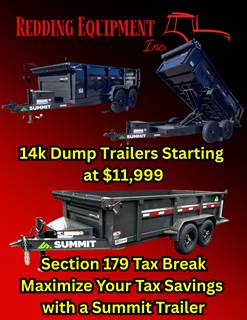 2025 Summit 6x12-14k Bumper-pull Dump Trailer