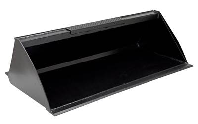 72" Smooth Bucket for Skid Steers
