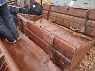 74" Smooth Bucket for Skid Steers