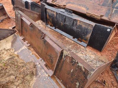 77" Smooth Bucket for Skid Steers