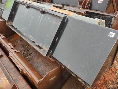 84" Smooth Bucket for Skid Steers