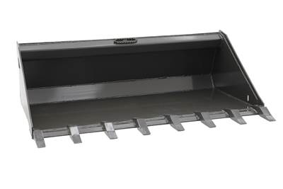 72" HD Long Bottom Bucket with Teeth