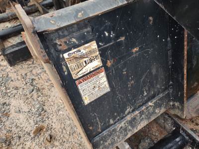 72" Smooth Bucket for Skid Steers