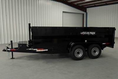 2024 Texas Pride 7x14x4, 16k Bumper-Pull Dump Trailer