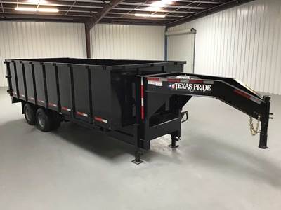2025 Texas Pride 8x20x4, 26k Gooseneck Dump Trailer