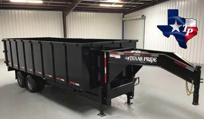 2026 Texas Pride 8x20x48in 26,000 GVWR Gooseneck Dump Trailer