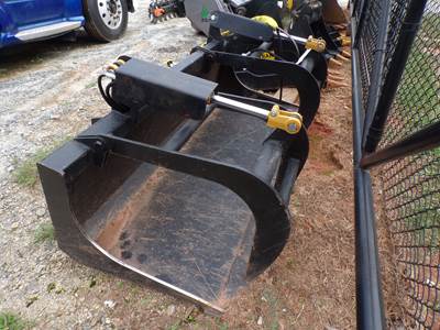 72" WILDCAT Skid Steer Grapple Bucket #13