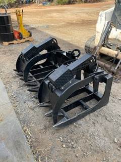 72" X-treme Duty Grapple Rake with Teeth Attachment
