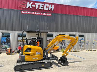 2024 Kato 35V-5 Open Canopy Mini Excavator