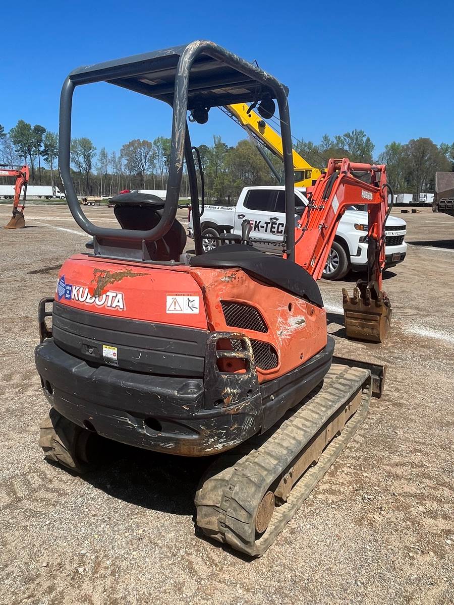 2015 Kubota KX713S Mini Excavator SSB For Sale, 2,823 Hours Easley
