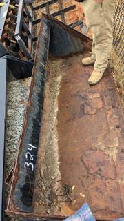 Caterpillar 79" Smooth Bucket Skid Steer Attachment