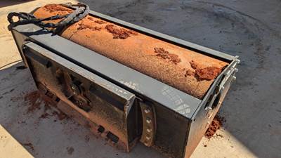 72" Vibratory Roller Skid Steer Attachment