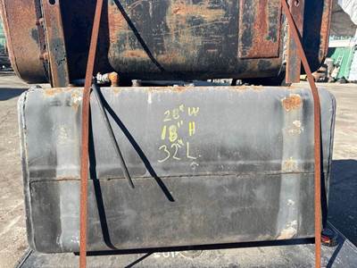 28” width 
18” height 
32” length 
Steel