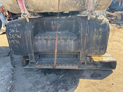 Steel 
36” length 
25” width 
15” height