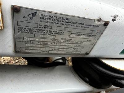 2017 Silver Eagle Trailer