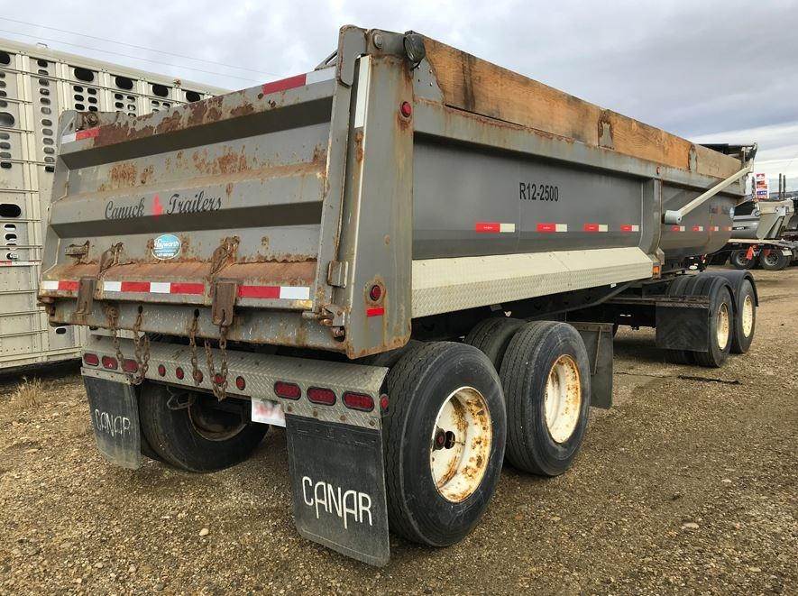 2014 Canuck Quad Axle Wagon End Dump Trailer For Sale Acheson, AB H