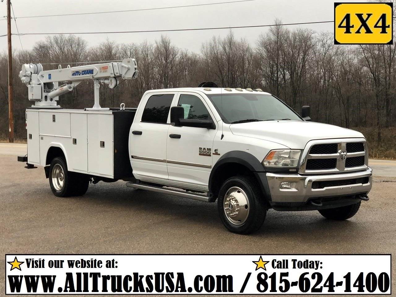 2016 RAM 5500 Crane Truck AUTO CRANE 6006EH Crane, 20ft Reach For