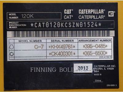 Caterpillar 120K Motor Grader