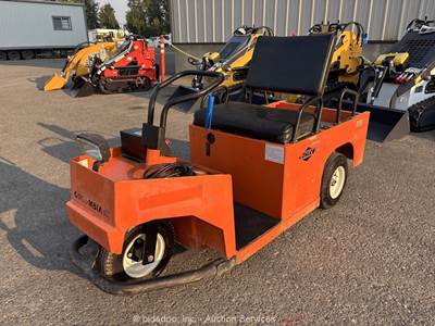 2017 Columbia EX21-T-24 Ride On Electric Industrial 3-Wheel Hauling Cart bidadoo