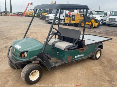 2014 Cushman Shuttle 2 Seat Golf Cart Kawasaki Gas  6' Flatbed Canopy bidadoo