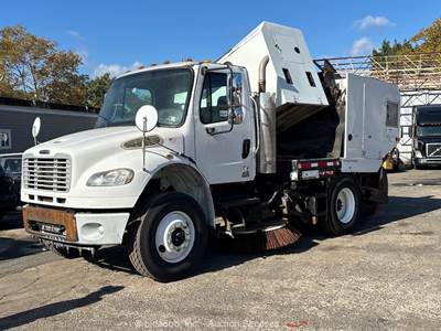 2012 Freightliner M2106 Schwarze M6 Street Sweeper Vacuum Truck Cummins bidadoo