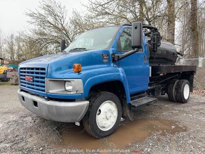 2006 GMC C-4500 Drainage Vacuum Slurry Pump Tank 6.6L Turbo Diesel A/T bidadoo