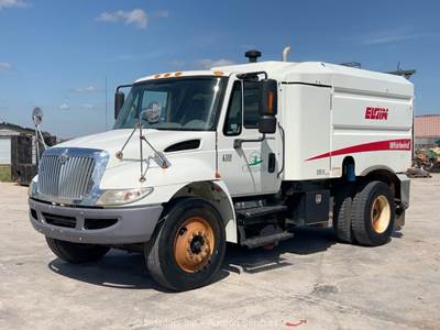 2008 International 4300 SBA Industrial Street Sweeper Truck Allison PTO bidadoo