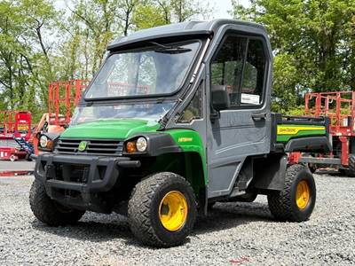 2021 John Deere HPX Gator Yanmar Diesel 4x4 UTV Utility Dump Cart bidadoo