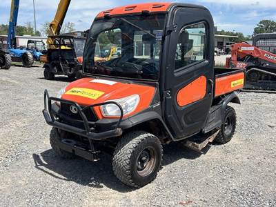 2021 Kubota RTV-X1100C 4WD Utility Cart Dump Bed UTV ATV Diesel A/C Cab bidadoo