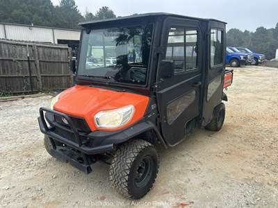 2019 Kubota RTV-X1140 4WD Crew Utility Vehicle Dump Cart Cab ATV Diesel bidadoo