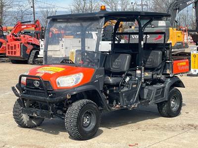 2021 Kubota RTVX1140WH 4WD Utility Vehicle Cart ATV UTV Hyd Dump Bed bidadoo