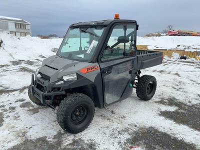 2021 Polaris PRO XD 2000D 4WD Utility Vehicle Dump Bed UTV Cab Diesel bidadoo
