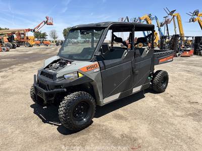 2024 Polaris PRO XD 4000D 4WD Crew Utility Dump Cart ATV Kubota Diesel bidadoo
