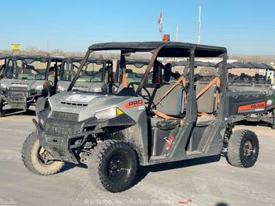 2020 Polaris PRO XD 4000G 4WD Utility Vehicle Crew Cart Dump Bed Diesel bidadoo