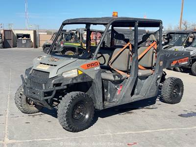 2021 Polaris PRO XD 4000G 4WD Utility Vehicle Crew Cart Dump Bed Diesel bidadoo