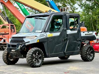 2021 Polaris Ranger Crew XP1K AWD Utility Vehicle Cart Dump Bed Winch bidadoo