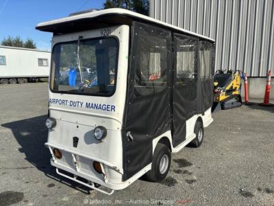 2006 Taylor B2-48 Electric Personnel Burden Enclosed Golf Cart Carrier bidadoo