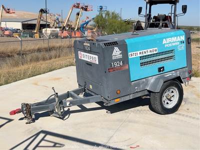 2018 Airman PDS185S 185 CFM S/A Towable Air Compressor Yanmar Diesel bidadoo