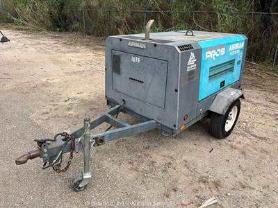 2018 Airman PDS185S S/A 185 CFM Towable Air Compressor Yanmar Diesel bidadoo