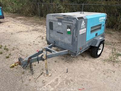2018 Airman PDS185S S/A 185 CFM Towable Air Compressor Yanmar Diesel bidadoo