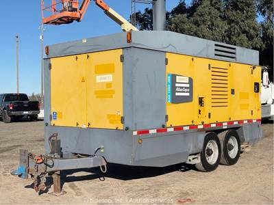 2018 Atlas Copco XAS 1800 JD8 1800 CFM Towable Air Compressor Trailer bidadoo