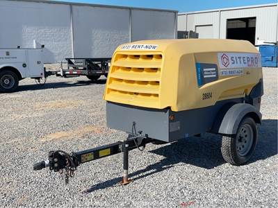 2023 Atlas Copco XAS 188 KD8 188 CFM S/A Towable Air Compressor Kubota bidadoo