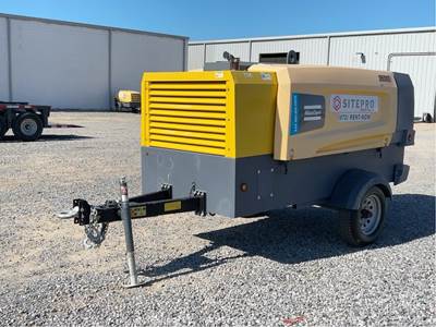 2023 Atlas Copco XAS 400-200 400 CFM Towable Air Compressor John Deere bidadoo