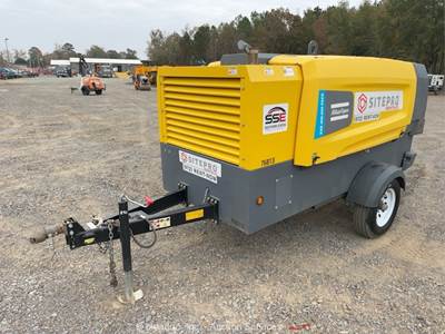 2024 Atlas Copco XAS 400-200 S/A 400 CFM Towable Air Compressor Trailer bidadoo