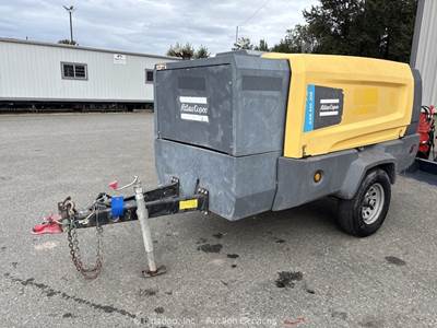 2018 Atlascopco XAS 440 JD8 440 CFM Towable Air Compressor John Deere bidadoo