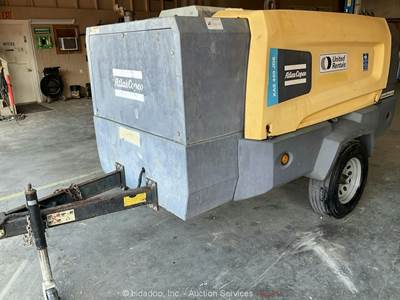 2018 Atlas Copco XAS 440 JD8 440 CFM Towable Air Compressor John Deere bidadoo