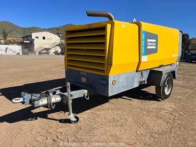 2017 Atlas Copco XAS 900  Towable Diesel Air Compressor Trailer 750 CFM bidadoo