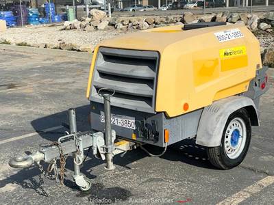 2018 Atlascopco  XAS110 110 CFM Towable Jobsite Air Compressor Diesel bidadoo